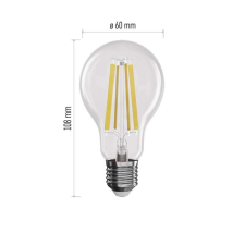 Emos LED izzó Filament A60 / E27 / 11W (100W) / 1521 lm / természetes fehér izzó