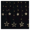 Emos LED karácsonyi fényfüggöny - csillagok, 185x105 cm, beltéri, meleg fehér (DCGW12)