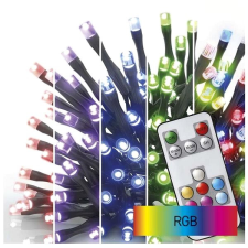 Emos LED karácsonyi fényfüzér, 10 m, kültéri és beltéri, RGB, távirányító, programok, időzítő kültéri izzósor