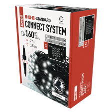 Emos Led sorolható fényháló hideg fehér 1,5x2m kültéri világítás