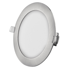Emos Led süllyesztett lámpatest kerek ezüst CCT 12W világítás