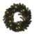 Emos Lighting LED karácsonyi koszorú, 40 cm, 2x AA, beltéri, meleg fehér, időzítő
