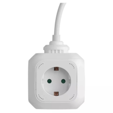 Emos p04219gu hosszabbító - kocka 1,9 m / 4 aljzat / usb / 1,5 mm2 kábel és adapter