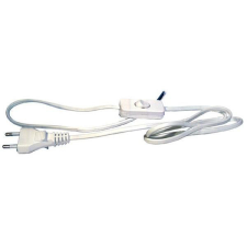 Emos S08272 Flexo 2 méter 2x0,75mm2 fehér szerelhető kapcsolós kábel kábel és adapter