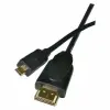 Emos SD1201 micro HDMI apa - HDMI apa Kábel 1.5m - Fekete