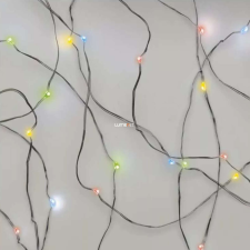 Emos színes, elemes LED Fényfüzér 20db izzóval 2,4m karácsonyfa izzósor