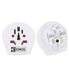 EMOS UTAZÓ ADAPTER FEHÉR + #* hosszabbító, elosztó