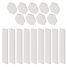 Emos ZIW249R GoSmart Lines RGBIC Dekorációs Lámpa készlet (9db / csomag) - Fehér világítási kellék