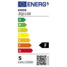 Emos ZQ1120 CLASSIC 6W E27 470 lumen meleg fehér LED kisgömb izzó izzó