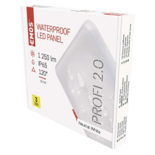 Emos ZV2142 LED PANEL süllyeszthető 15W 220-240V 4000K 1180lm IP65 A+ világítás