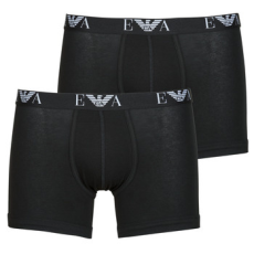 Emporio Armani Boxerek MONORGRAM 2 PACK BOXER Fekete EU M