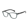 Emporio Armani EA3099 6364 Shiny Transparent Grey Demo Lens szemüveg