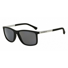 Emporio Armani EA4058 506381 BLACK RUBBER POLAR GREY napszemüveg