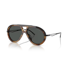 Emporio Armani EA4242U 621287 SHINY STRIPED BROWN DARK GREY napszemüveg
