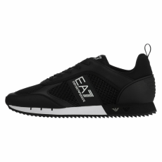  Emporio Armani EA7 Black & White Mesh+e 7X000334AF18610MC001 Férfi Fekete Sportcipő 43 1/3