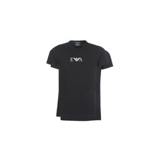 Emporio Armani Rövid ujjú pólók CC715-PACK DE 2 Fekete EU M férfi póló