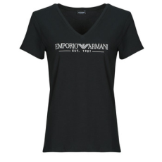 Emporio Armani Rövid ujjú pólók TOP EW000409 Fekete EU S