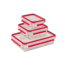 EMSA Clip&Close Üveg ételtároló készlet (3 db / csomag) papírárú, csomagoló és tárolóeszköz