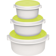 EMSA Micro Family Műanyag ételtároló doboz készlet (3 db) (509741) papírárú, csomagoló és tárolóeszköz