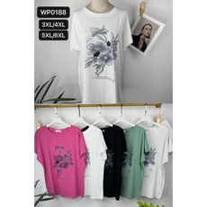  EMT Póló pamut női póló mintás – 5XL/6XL