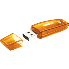 Emtec 128GB C410 Color Mix USB 2.0 Pendrive - Narancssárga pendrive