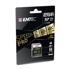 Emtec 256GB microSDXC Emtec SpeedIN Pro UHS-I U3 V30 + adapter (ECMSD256GXC10SP) (ECMSD256GXC10SP) memóriakártya