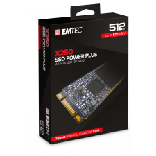 Emtec 512GB X250 SSD Power Plus M.2 SATA3 SSD merevlemez