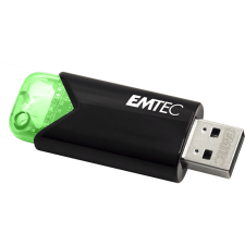 Emtec B110 Click Easy Pendrive, 64Gb, USB 3.2, fekete-zöld (Ecmmd64Gb113) pendrive