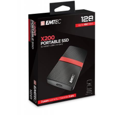Emtec EMTEC SSD (külső memória), 128GB, USB 3.2, 420/450 MB/s, EMTEC &quot;X200&quot; merevlemez
