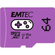 Emtec Memóriakártya, microSD, 64GB, UHS-I/U3/V30/A1, EMTEC &quot;Gaming&quot; memóriakártya