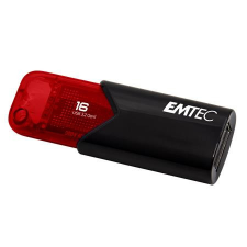 Emtec Pendrive, 16GB, USB 3.2, EMTEC &quot;B110 Click Easy&quot;, fekete-piros pendrive