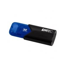 Emtec Pendrive, 32GB, USB 3.2, EMTEC  B110 Click Easy , fekete-kék pendrive
