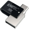 Emtec Pendrive, 32GB, USB 3.2, USB-A bemenet/USB-C kimenet, EMTEC  T260C Dual