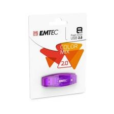 Emtec Pendrive, 8GB, USB 2.0, EMTEC  C410 Color , lila pendrive