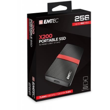 Emtec SSD (külső memória), 256GB, USB 3.2, 420/450 MB/s, EMTEC  X200 merevlemez