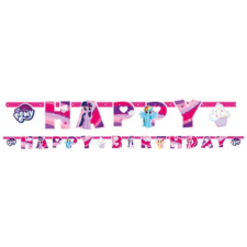 Én kicsi pónim Happy Birthday felirat 237 cm party kellék