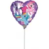  Én kicsi pónim Heart mini fólia lufi 23 cm (WP)