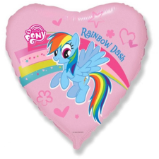 Én kicsi pónim Rainbow fólia lufi 45 cm party kellék