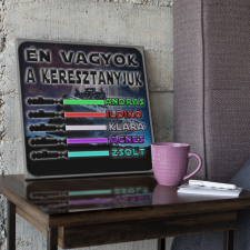 Én vagyok a keresztanyjuk - Star Wars Vászonkép (Személyre szabható) grafika, keretezett kép