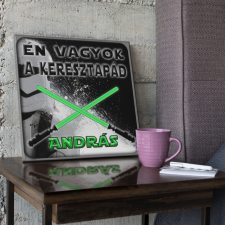 Én vagyok a keresztapád - Star Wars Vászonkép (Személyre szabható) grafika, keretezett kép