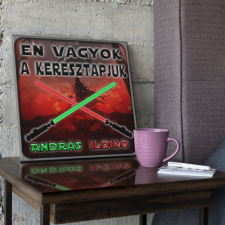  Én vagyok a keresztapjuk - Star Wars Vászonkép (Személyre szabható) grafika, keretezett kép