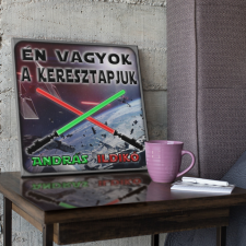 Én vagyok a keresztapjuk - Star Wars Vászonkép (Személyre szabható) grafika, keretezett kép