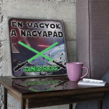  Én vagyok a nagyapád - Star Wars Vászonkép (Személyre szabható) grafika, keretezett kép