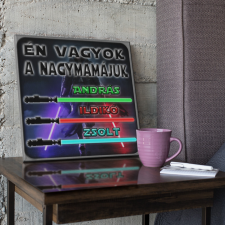 Én vagyok a nagymamájuk - Star Wars Vászonkép (Személyre szabható) grafika, keretezett kép