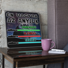 Én vagyok az anyjuk - Star Wars Vászonkép (Személyre szabható) grafika, keretezett kép