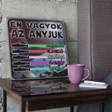 Én vagyok az anyjuk - Star Wars Vászonkép (Személyre szabható) grafika, keretezett kép