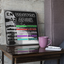 Én vagyok az apjuk - Star Wars Vászonkép (Személyre szabható) grafika, keretezett kép