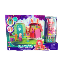  Enchantimals Bree Bunny . Baba és babaház - kiegészítőkkel játékfigura