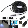 EndoCam Endoszkóp kamera, 10m kábel USB csatlakozás,cső kamera azonnali képrögzítés, 7mm átmérőjű kamera, extra közeli fókuszpont, vízálló!