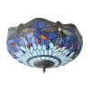 Endon Lighting Endon klasszikus tiffany mennyezeti lámpa dragonfly blue sokszínű end70722